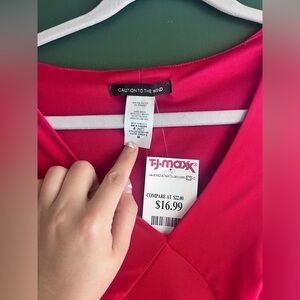 Caution to the Wind Red dress